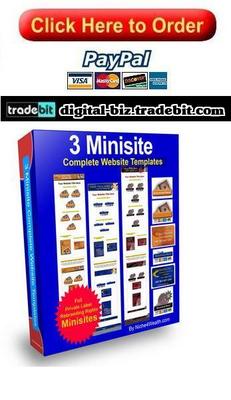 Product picture 3 Minisites Complete Website Templates