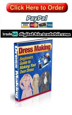 Product picture Beginners Guide To Making Your Own Dress