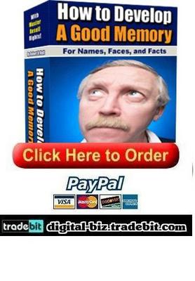 Product picture How to Develop a Good Memory