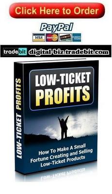 Product picture Low Ticket Profits
