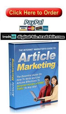 Product picture The Internet Marketers Guide to Article Marketing