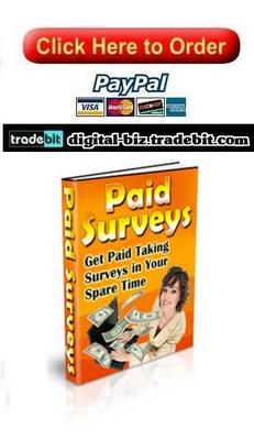 Product picture Get Paid Taking Surveys In Your Spare Time