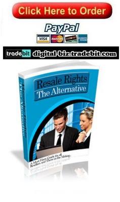 Product picture Resale Rights - The Alternative