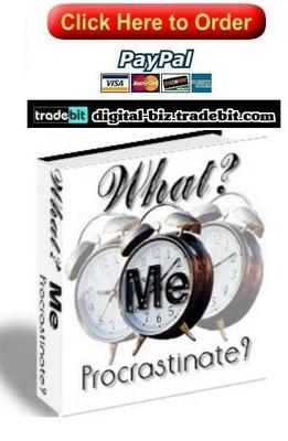 Product picture What Me? Procrastinate? 