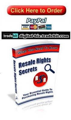 Product picture Resale Rights Secrets