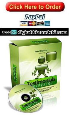 Product picture Testimonials Generator