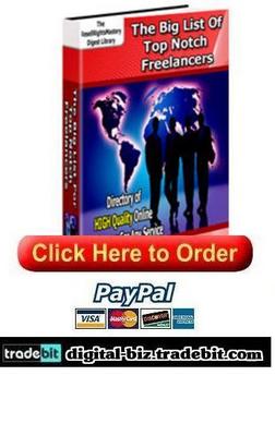 Product picture The Big List Of Top Notch Freelancers