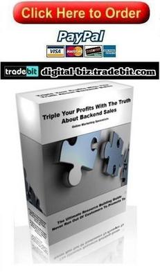 Product picture Triple Your Profits With The Truth About Backend Sales