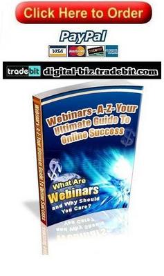 Product picture Webinars A-Z - Your Ultimate Guide to Online Success