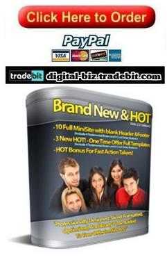 Product picture Brand New & Hot Minisite Templates