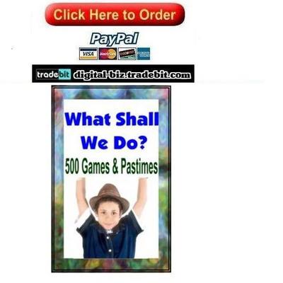 Product picture 500 Games And Pastimes