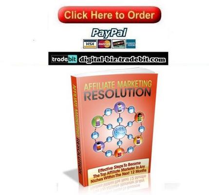Product picture Affiliate Marketing Resolution