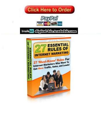 Product picture 27 Essential Rules of Internet Marketing