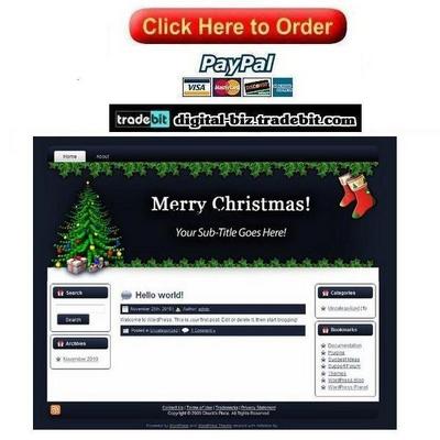 Product picture Christmas Tree Template Package