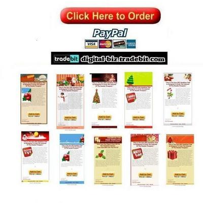 Product picture 10 Christmas Facebook Fanpage Templates