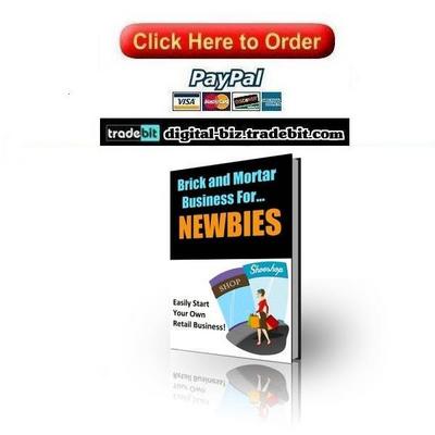 Product picture Brick and Mortar Business for Newbies