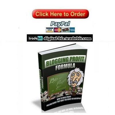 Product picture Blogging Profit Formula