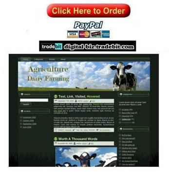 Product picture Dairy Farming Template Package