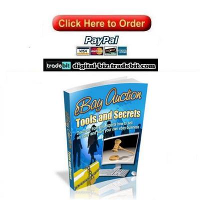 Product picture eBay Auction Tools and Secrets
