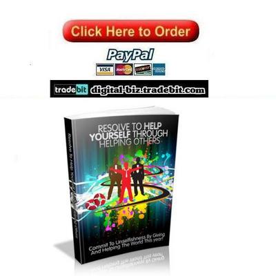 Product picture Resolve To Help Yourself Through Helping Others