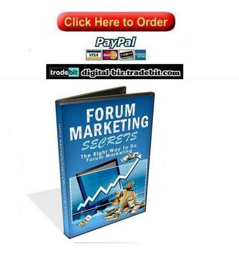 Product picture Forum Marketing Secrets