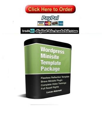 Product picture Wordpress Minisite Template Package