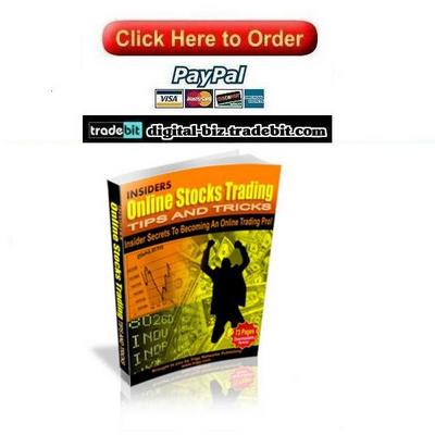Product picture Insiders Online Stocks Trading Tips And Ticks