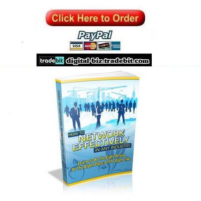 Product picture How To Network Effectively In Any Industry