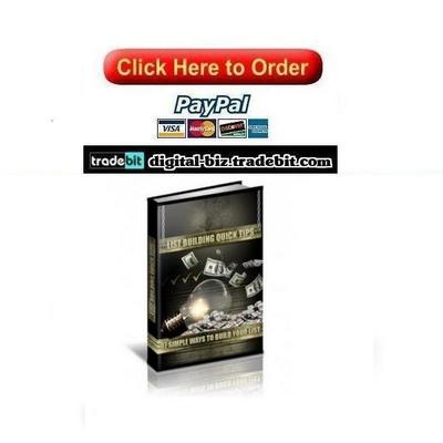 Product picture List Building Quick Tips