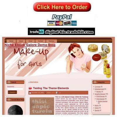 Product picture Professional Makeup for Girls Template