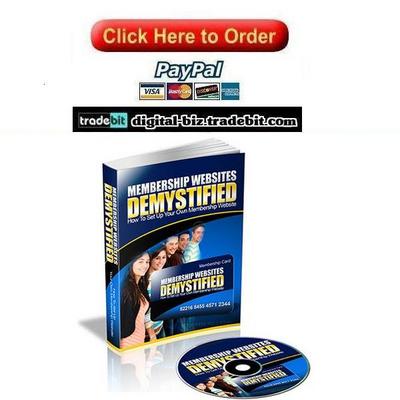 Product picture Membership Websites Demystified