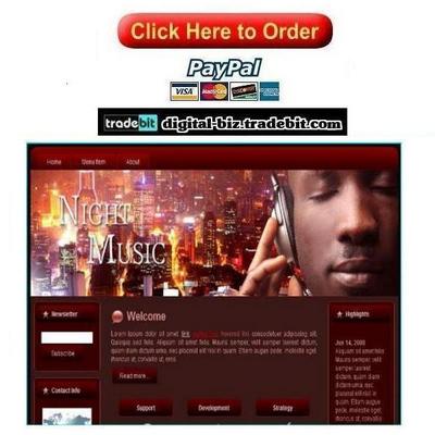 Product picture Night Music Template Package