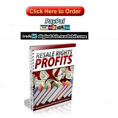 Product picture Resale Rights Profits