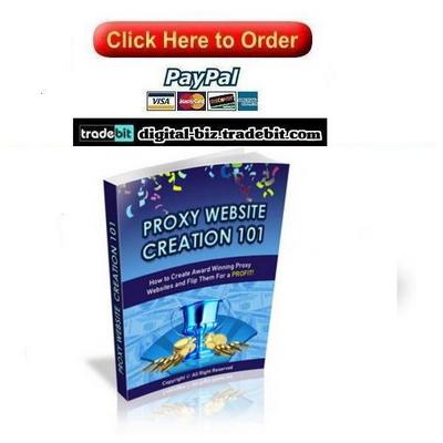 Product picture Proxy Website Creation 101