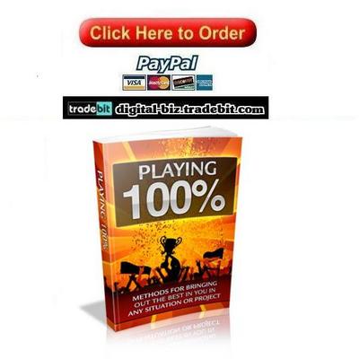 Product picture Playing 100 Percent