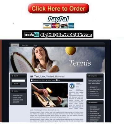 Product picture Tennis Template Package 