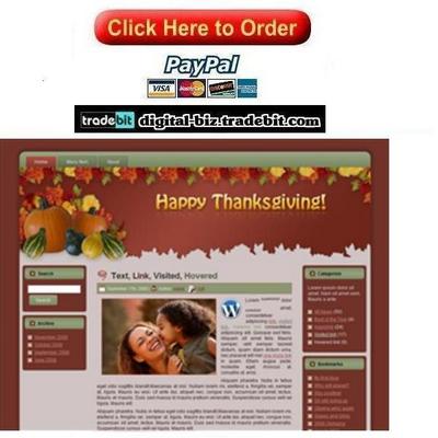 Product picture Thanksgiving Template Package
