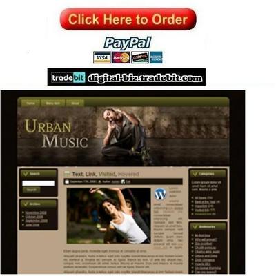 Product picture Urban Music Template Package