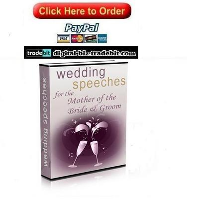 Product picture Wedding Speeches for the Mother of the Bride and Groom