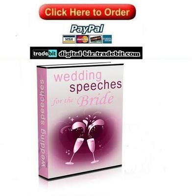 Product picture Wedding Speeches for the Bride