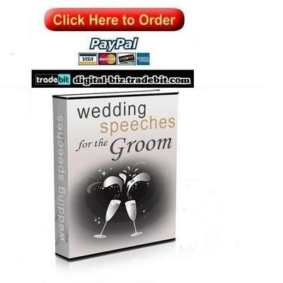 Product picture Wedding Speeches for the Groom